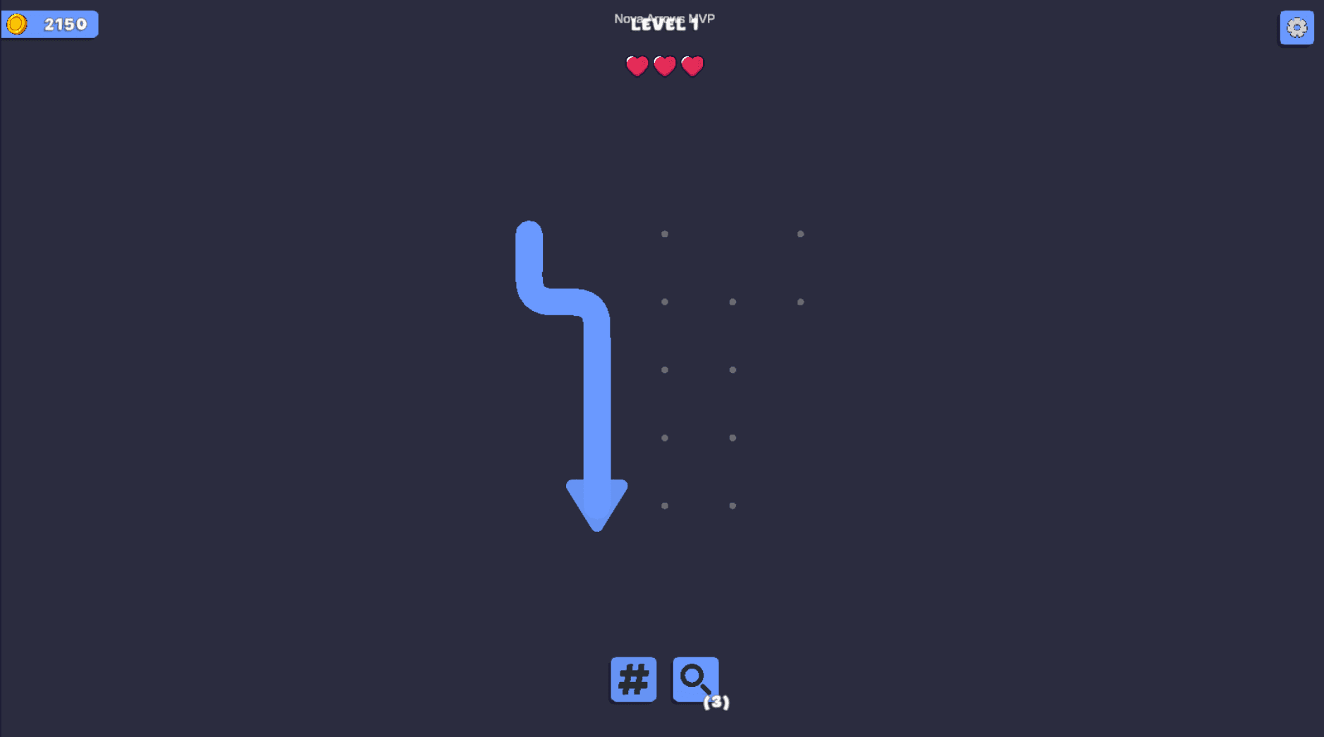 Nova Arrows mobile gameplay screen
